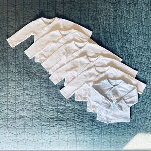 0-3 Month Kimono / Side Snap Tees Tops Set of 6